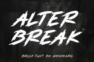 Alterbreak: The Handwritten Font for Clear Campaigns