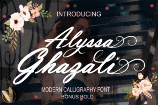 Alyssa Ghazali: A Modern Script Font for Web Design