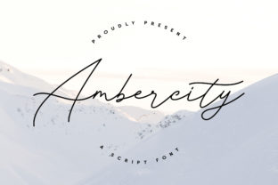 Ambercity: A Handwritten Font for Polished Brands