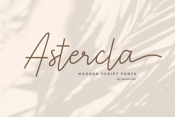 Astercla Font Review: Modern Handwritten Elegance