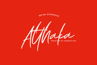 Atthaka: A Script Font That Elevates Small Business Branding