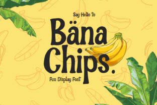 Bana Chips Font: Elegant Script for Branding