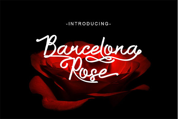 Barcelona Rose: An Elegant Script Font for Branding