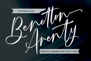 Benetton Arenty: A Handwritten Font for Elegant Brands