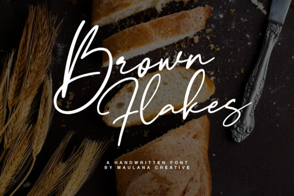 Brown Flakes: A Friendly Handwritten Font for Social Campaigns