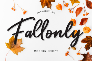 Fallonly Font: A Modern Script for Web Design