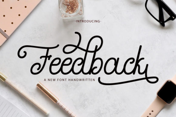 Feedback Font: Elevate Web Design with Playful Script