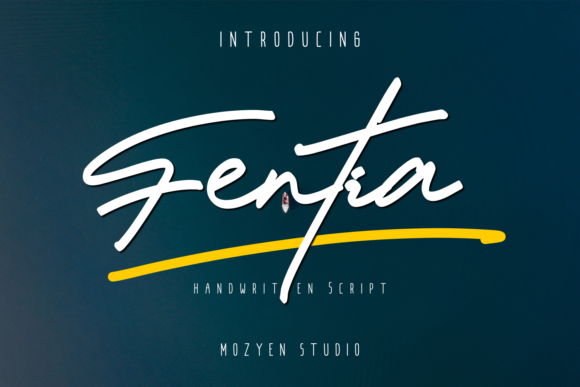 Fentia: A Script Font for Authentic Branding