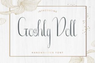 Goshty Doll: A Handwritten Font for Editorial Design
