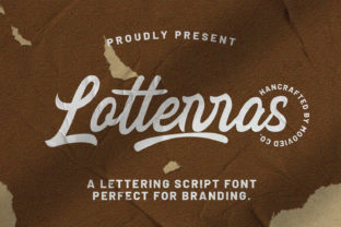 Lotterras: A Script Font for Bold Campaigns