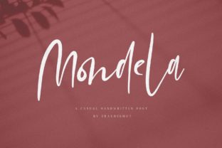 Mondela: A Playful Script Font for Crafters