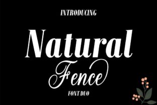 Natural Fence Font for Small Business Branding