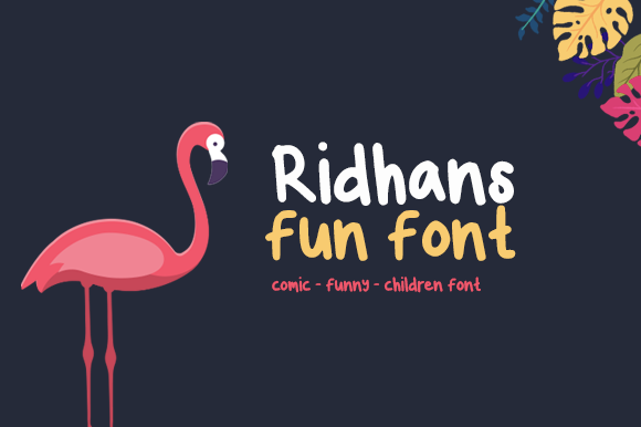 Ridhans Font: A Playful Typeface for Small Brands