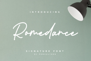 Romedance: A Handwritten Font for Authentic Branding
