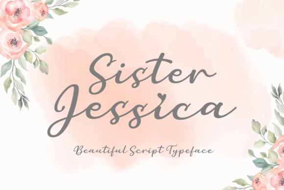 Sister Jessica: A Script Font for Crafters
