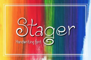 Stager: A Friendly Handwritten Font for Brand Identity