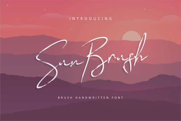 Sun Brush: A Playful Script Font for Branding