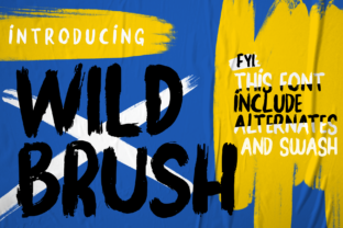 Wild Brush Font: Bold Branding for Small Business